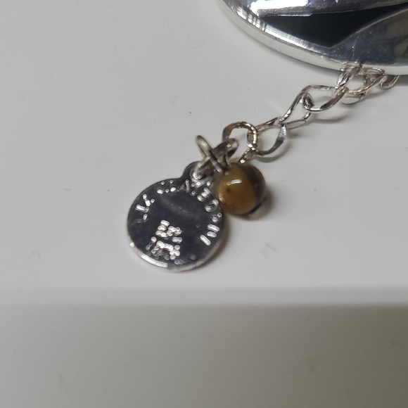 Liz Claiborne Silver and Black Necklace - Picture 2 of 5